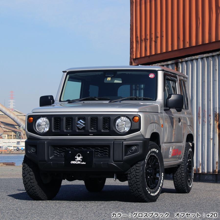 ジムニー ホイール JB64 シエラ JB74 JB23 JA11系 MUD-ZEUS Jimny 16インチ 5.5J -20 ライトブラックコート＆マットブラックリム ORIGIN Labo オリジン ラボ｜partspark2｜08