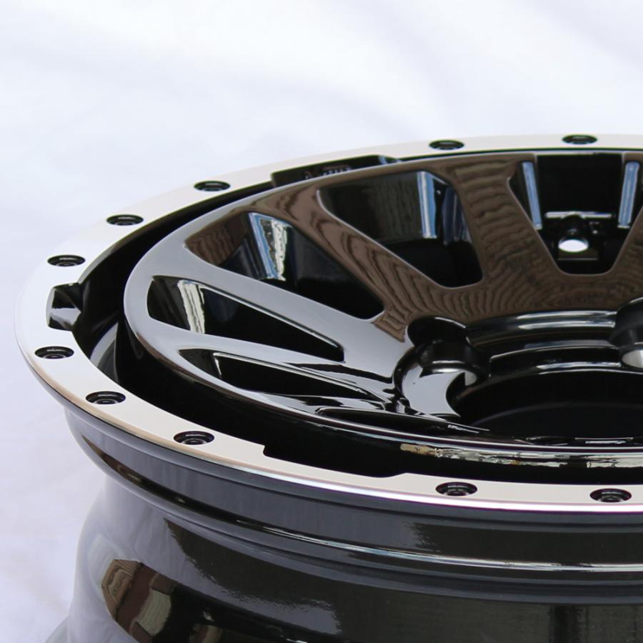 ジムニー ホイール JB64 シエラ JB74 JB23 JA11系 MUD-ZEUS Jimny 16インチ 5.5J +20 グロスブラック＆リムポリッシュ 4本セット ORIGIN Labo オリジン ラボ |  | 05