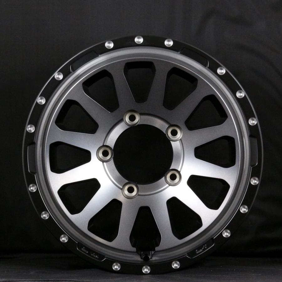 ジムニー ホイール JB64 シエラ JB74 JB23 JA11系 MUD-ZEUS Jimny 16インチ 5.5J +20 ライトブラックコート＆マットブラックリム ORIGIN Labo オリジン ラボ |  | 03