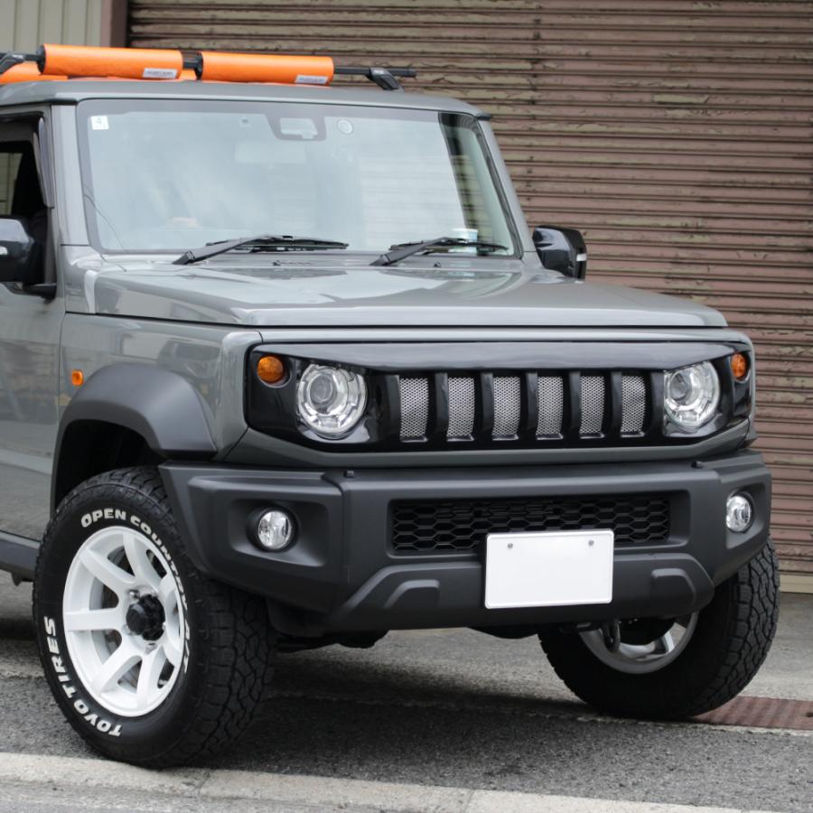 ジムニージムニー　フロントグリル ジムニー フロントグリル JB64 JB74 用 【未塗装品】スズスポ