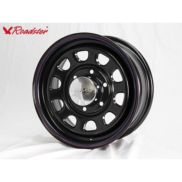 ハイエース 200系 ホイール 4本セット DAYTONA-RS ブラック 15インチ