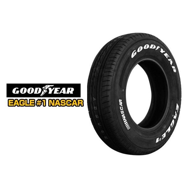 【1本組】ハイエース 200系 タイヤホイールセット デイトナ 16インチ×6.5J+38 クローム×Good Year NASCAR PLUS ナスカープラス 215/65R16C ホワイトレター_1