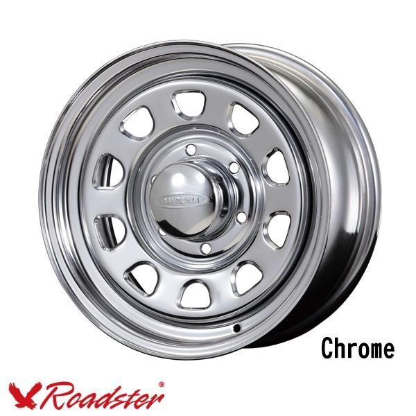【1本組】ハイエース 200系 タイヤホイールセット デイトナ 16インチ×6.5J+38 クローム×Good Year NASCAR PLUS ナスカープラス 215/65R16C ホワイトレター_2