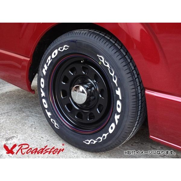 ハイエース 200系 ホイール 単品 DAYTONA-RS ブラック 15インチ×7.0J＋19 6穴 ROADSTER ロードスター デイトナ パーツ カスタムの画像
