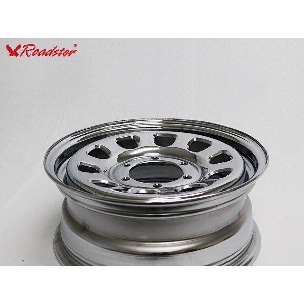 俊太郎NV350 キャラバンアルミホイール NV350キャラバン ホイール単品！ DAYTONA-RS クローム 16インチ