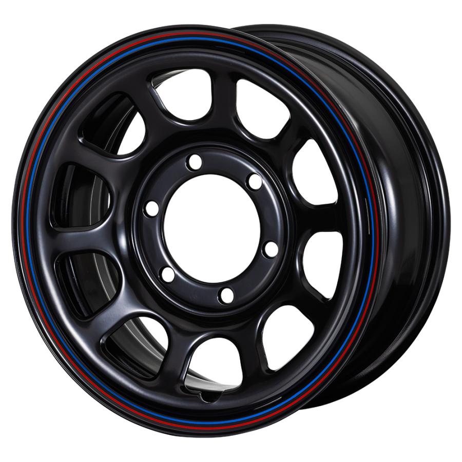 ハイエース　15インチ ブラックスチールホイールセット DAITONA ハイエース ホイール DAYTONA SS ブラック 15インチ 6.5J+40 1本