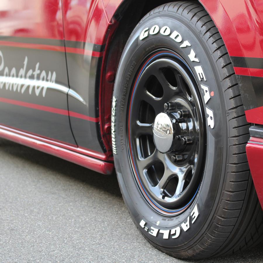 ハイエース 200系 ホイールセット DAYTONA-RS NEO ブラック 16インチ×6.5J＋38 6穴 Roadster ロードスター デイトナ パーツ カスタム｜partspark3｜15