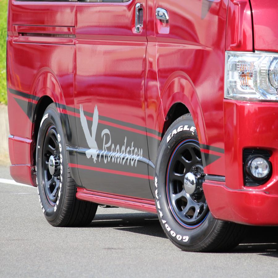 ハイエース 200系 ホイールセット DAYTONA-RS NEO ブラック 16