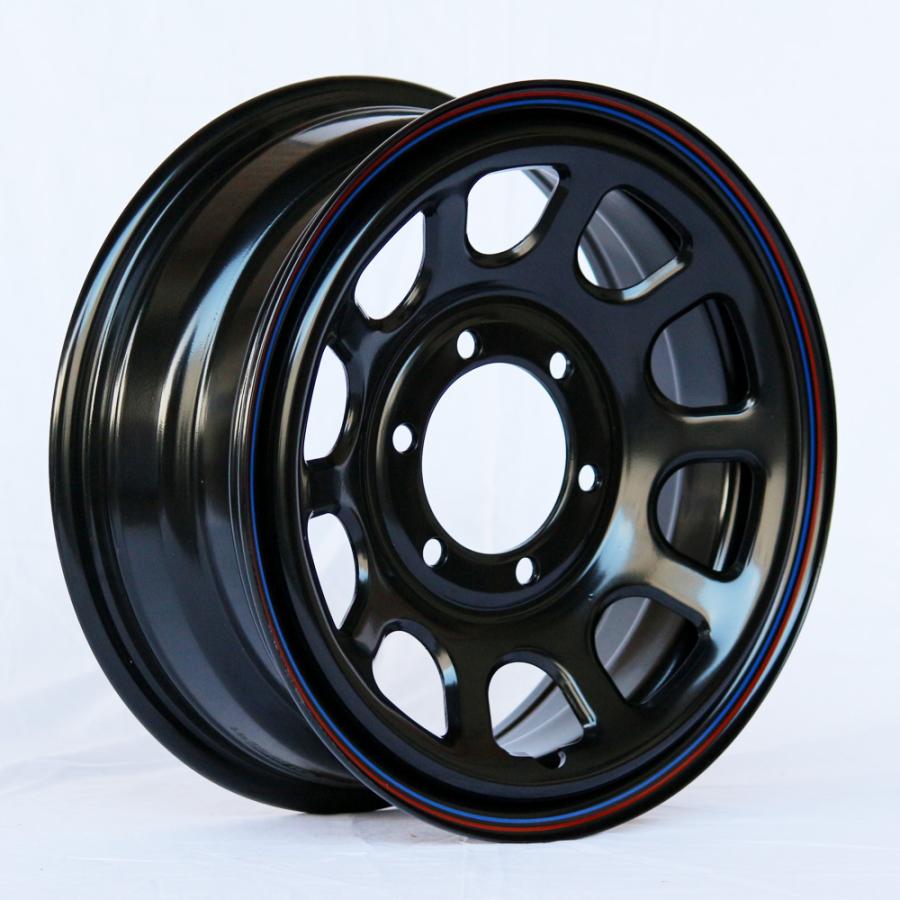 ハイエース 200系 ホイール単品 DAYTONA-RS NEO ブラック 16インチ×6.5