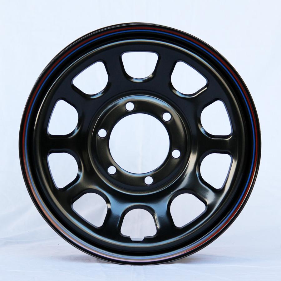 ハイエース 200系 ホイール単品 DAYTONA-RS NEO ブラック 16インチ×6.5