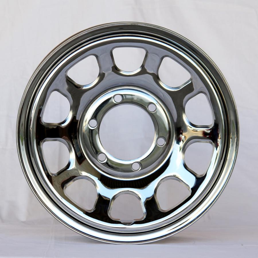 Daytona-RS NEO 16インチ 6.5J ＋38 6穴 クローム ナスカー プラス