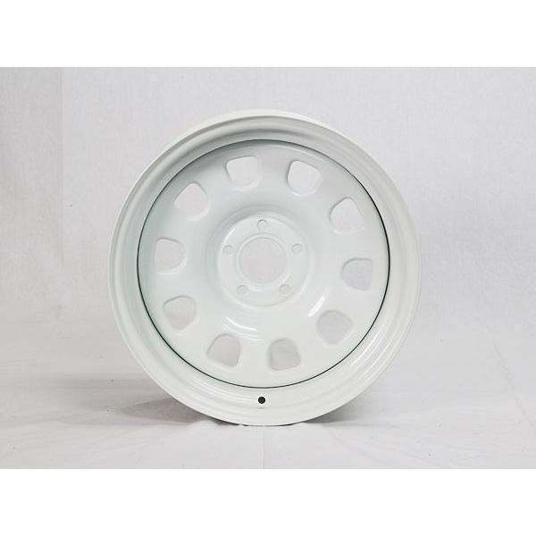 17インチ 鉄ちんホイール 極太 9J-10 5穴 PCD114.3 CB73.1 ドリ車