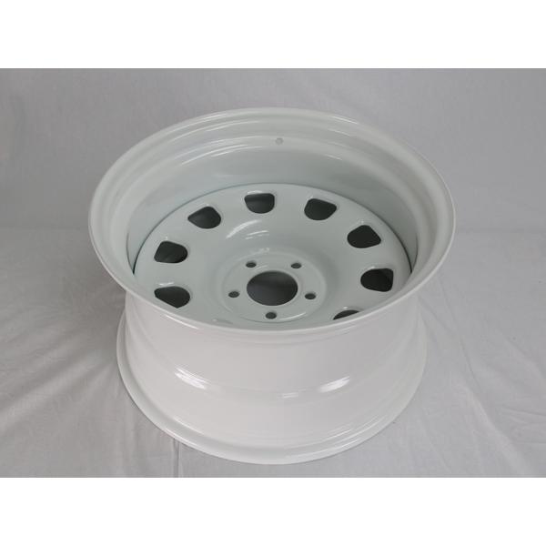 17インチ 鉄ちんホイール 極太 9J-40 5穴 PCD114.3 CB73.1 ドリ車