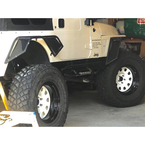 17インチ 鉄ちんホイール 極太 9J-40 5穴 PCD114.3 CB73.1 ドリ車