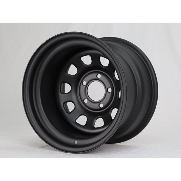 15インチ 鉄チンホイール 10J -45 5穴 PCD114.3 CB73.1 極太 深