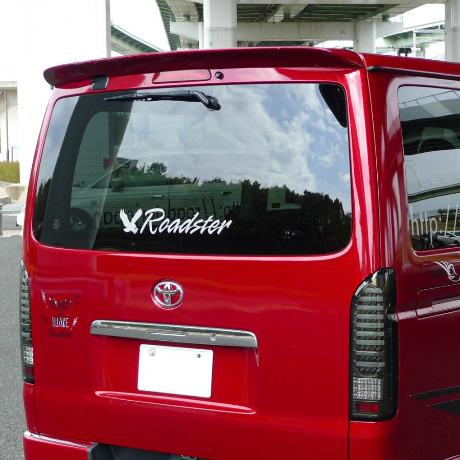 ハイエース 200系 リアウイング VER2 標準ボディ エアロ カスタム パーツ ウイング スポイラー ORIGIN Labo. オリジンラボ リアスポイラー ルーフ ゲート |  | 02