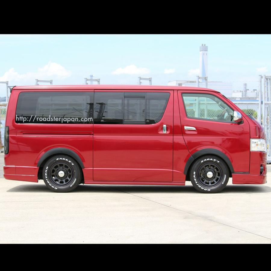 200系 ハイエース 20mm ダウンルック 片側10mm ワイドオーバー