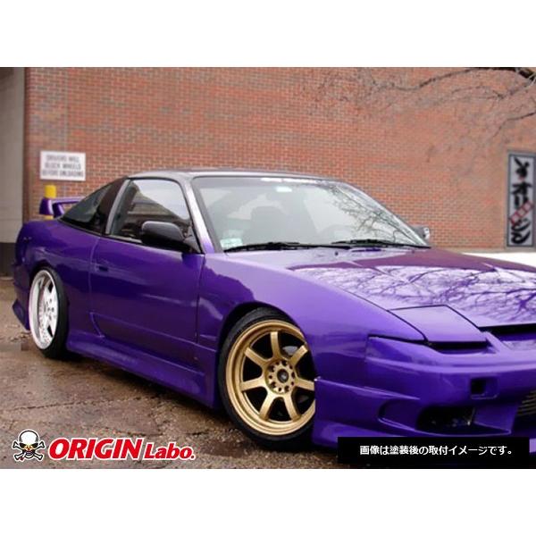 180sx フロント ワイドフェンダー 20mm？ 180SX ツインダクト +20mm フロントフェンダー 左右セット