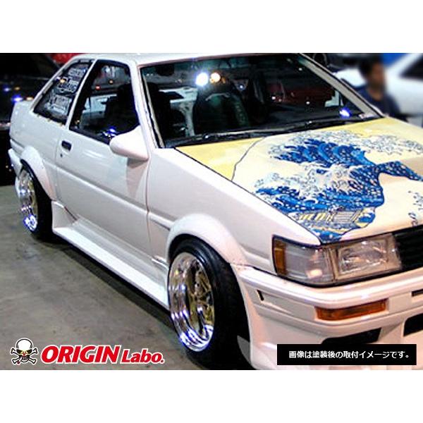 AE86 レビン　社外フェンダー　左右 AE86 レビン トレノ アーチ型+35mm フェンダー左右ORIGIN Labo