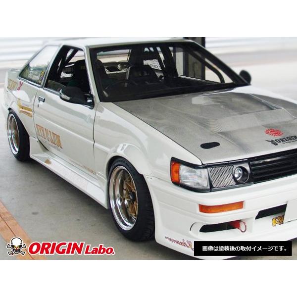 AE86 レビン　社外フェンダー　左右 AE86 レビン +40mm フロントフェンダー 左右セット ORIGIN Labo