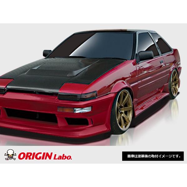 AE86 トレノ +40mm フロントフェンダー 左右セット ORIGIN Labo オリジンラボ エアロ カスタム パーツ ブリスターフェンダー ワイドフェンダー オーバー フェン｜partspark｜02