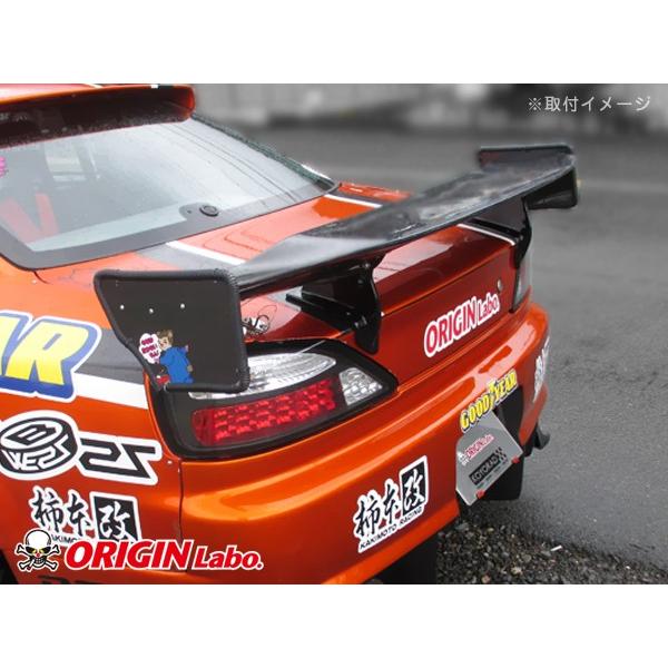 S15 シルビア GTウイング用 ローマウントラダー 左右セット 車種専用設計 ORIGIN Labo オリジン ラボ エアロ カスタム パーツ スポイラー ウィング ウイング｜partspark｜03