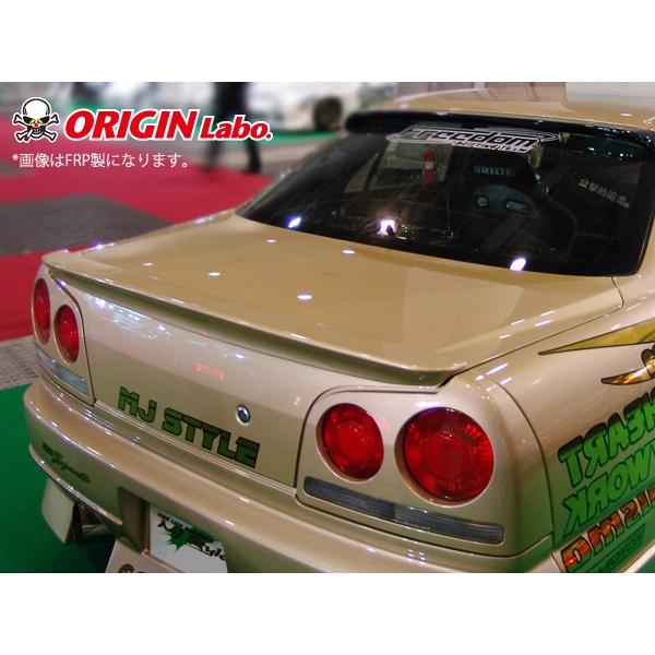R34 スカイライン 4ドア用 リアウイング FRP ORIGIN Labo