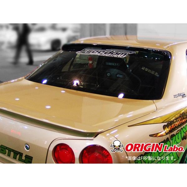 R34 スカイライン 4ドア用全年式 ルーフウイング FRP ORIGIN Labo