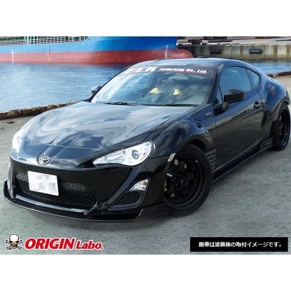 トヨタ86 エアロセット レーシングライン オリジン ORIGIN Labo 3点セット エアロ 張り出し フロント サイド リア TOYOTA 86 FT86 ZN6 BRZ｜partspark｜02