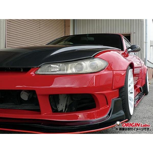 s14→s15変換フロントフェンダー 左右セット S15 シルビア フロントフェンダー +75mm 左右セット ORIGIN Labo