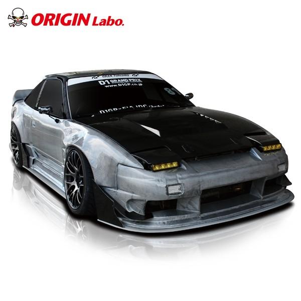180SX 全年式取付可能 オリジン製 風神 エアロセット FRP製 ORIGIN