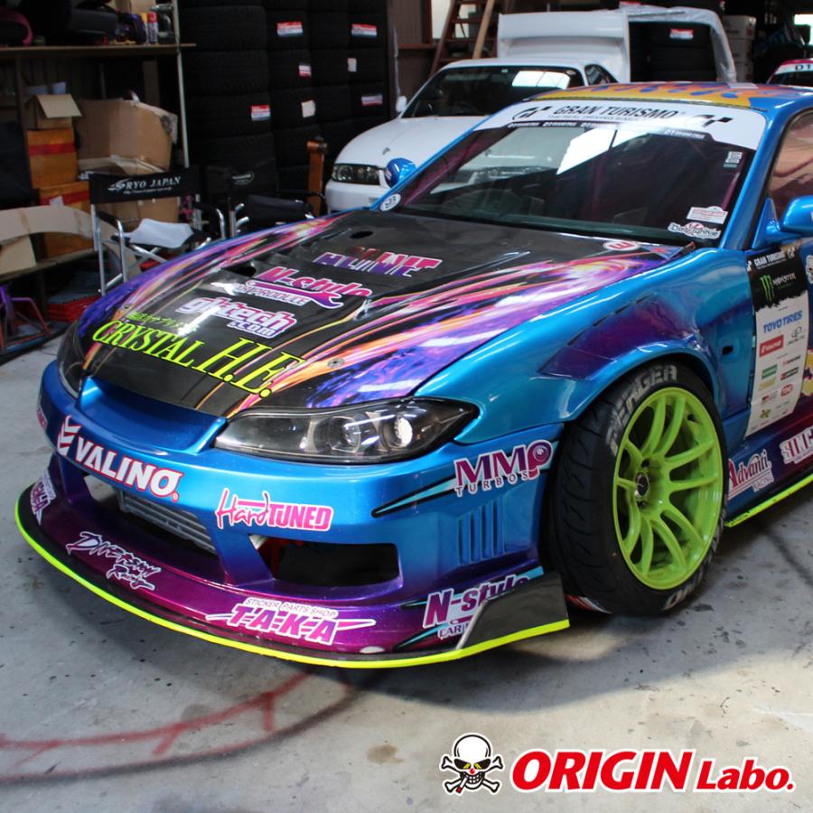 S15 シルビア フロントフェンダー サメエラダクト +55mm 左右セット 