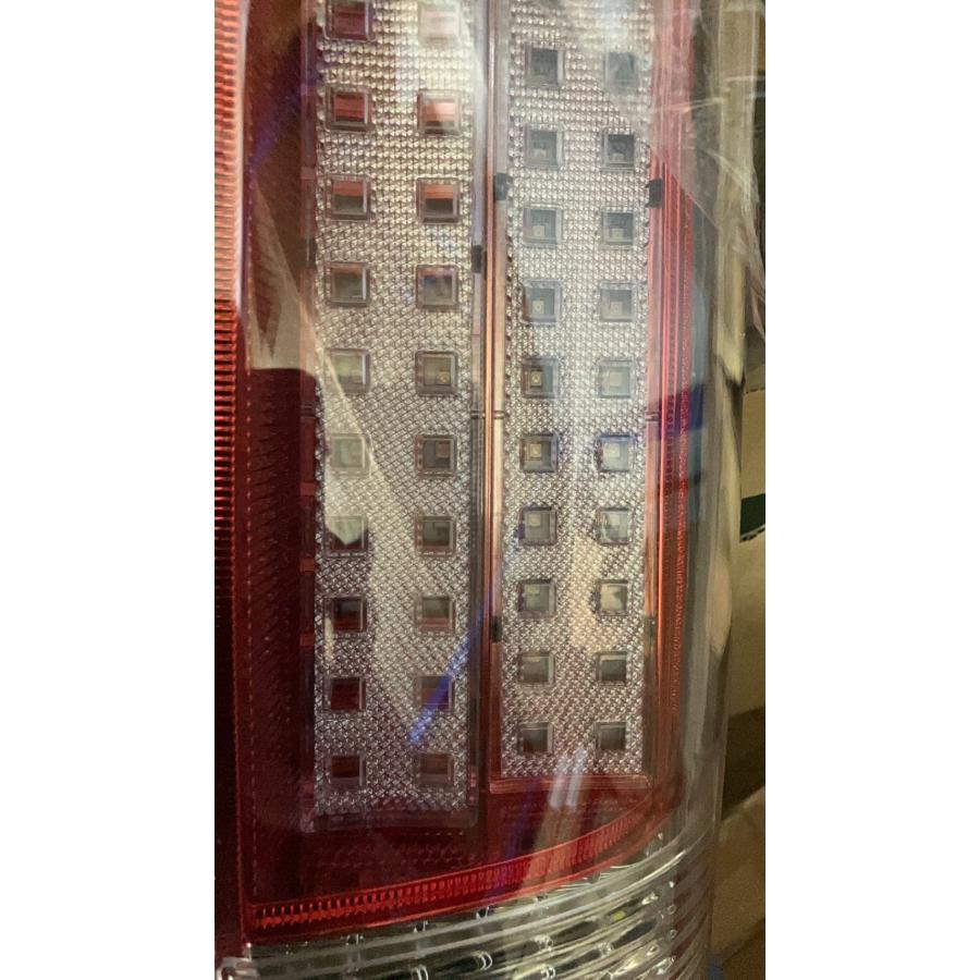 ハイエース 200系 テールライト 縦ライン LED テールランプ　【レッド】 ハイエース 200系 テールライト 縦ライン 赤白 LED テールランプ