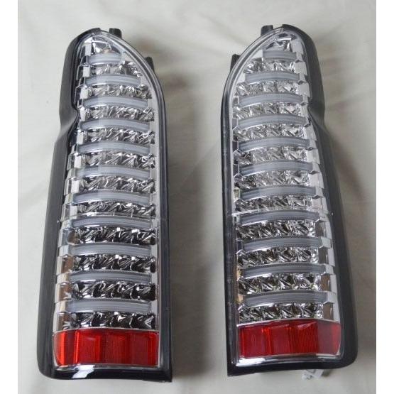ハイエース 200系 テールランプ クリスタル クリア バックライト LED ハイエース 200系 テールランプ クリスタルクリアバックライト