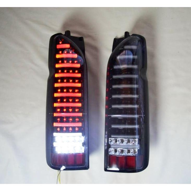 ハイエース 200系 テールランプ LED 黒色 チューブ テールライト 
