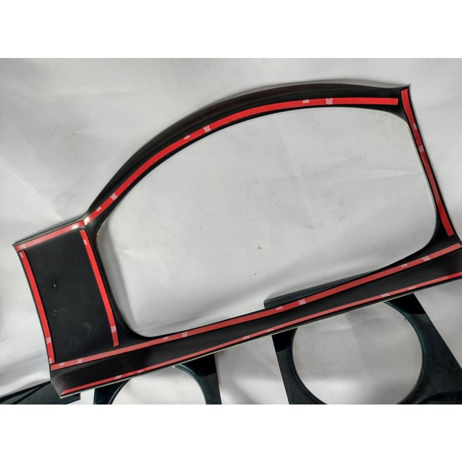 エブリイ ワゴン DA64 インテリアパネル 黒木目 21ピース