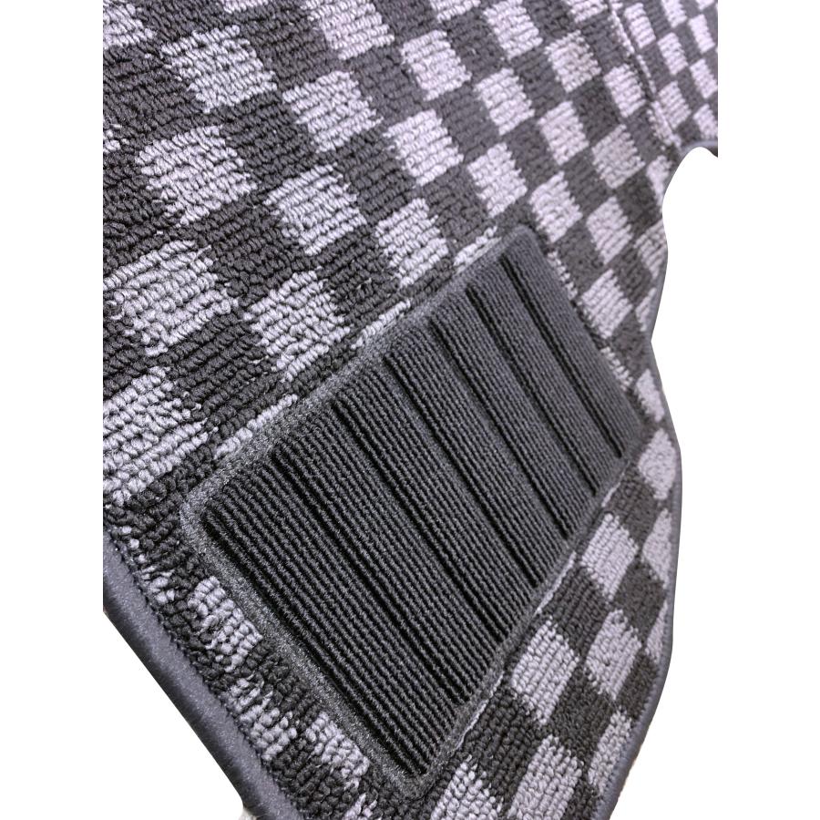 エブリィワゴン フロアマット ステップマット DA64Wブラックxグレー