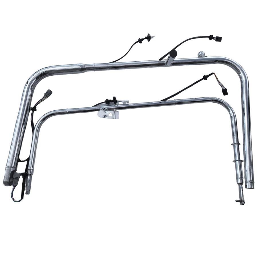 17プロフィア用　メッキミラーステー ￼リモコンミラー　ヒーター付き用 日野 17 プロフィア ヒーター付き 電動ミラー用メッキ ミラー