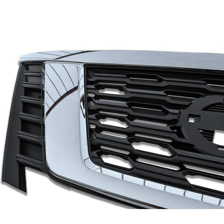 ニッサン　キャラバン　nv350 グリル NV350 キャラバン 中期 標準 ナロー フロント インナーブラック