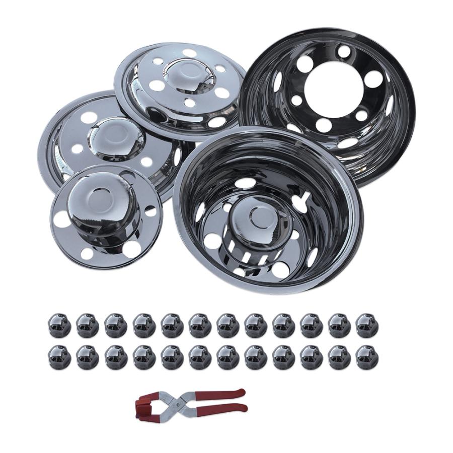 トラック 汎用 ステンレス ホイールライナー 6H 5.5J-16 インチ 41mm  