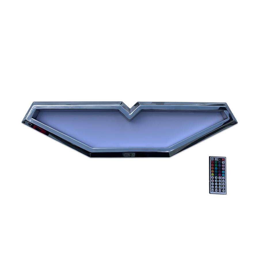 日野 バスマーク アンドン ステンレス 小サイズ 24V LED リモコン付
