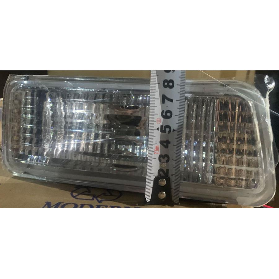 汎用 2t メッキ バンパー エアダム 一体 スポイラー フォグランプのみ 汎用 2t 標準 +汎用 2t ワイド メッキ バンパー エアダム 一体