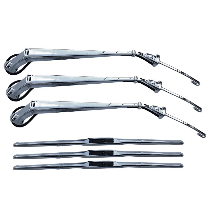 いすゞ NEW ギガ クローム メッキ ワイパーアーム ブレードセット