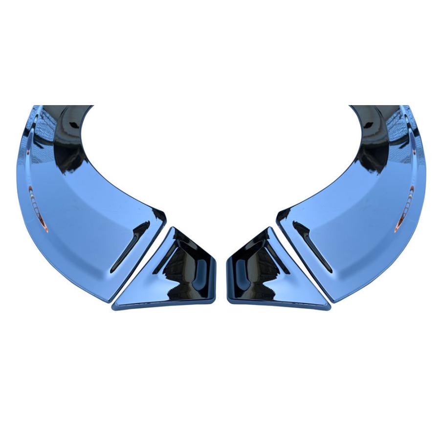 日野 デュトロ ワイド メッキ ドア ガーニッシュ フェンダー パネル  