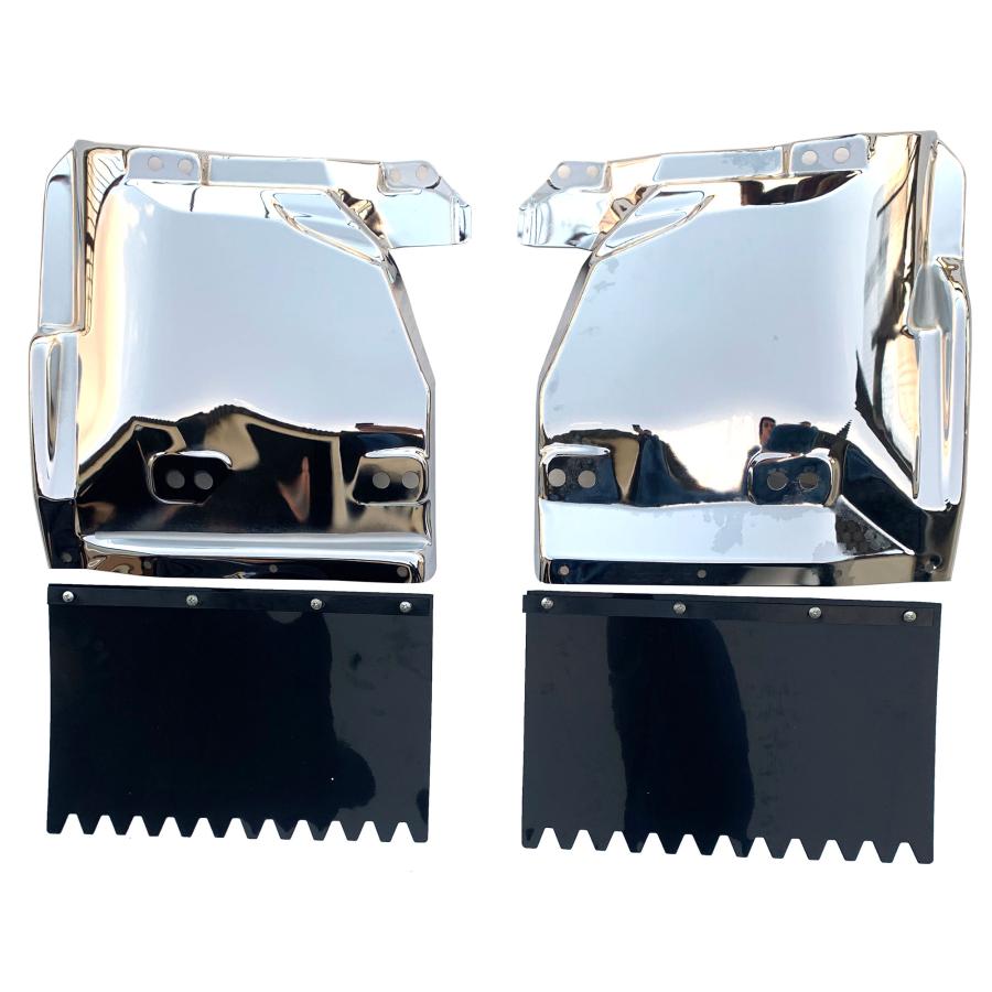 いすゞ 07 エルフ 前期 ハイキャブ ワイド 標準 マッド ガード メッキ