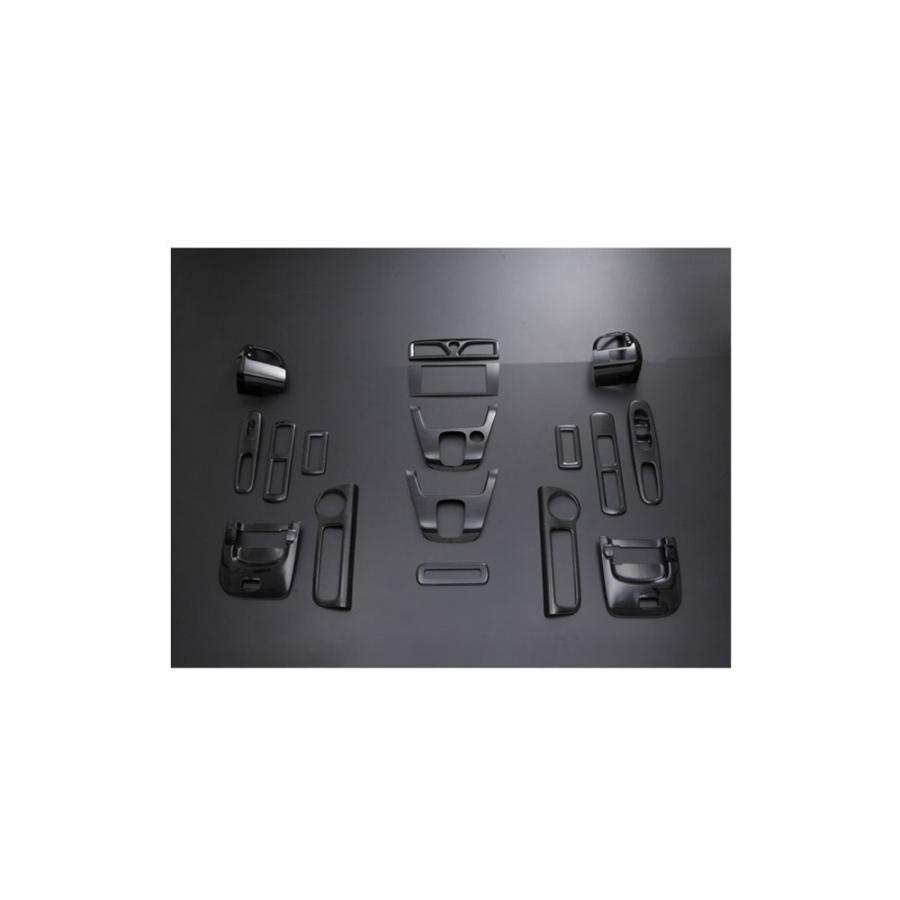 3Dインテリアパネル セレナ C26 木目調 パネル 黒木目 SERENA 17ピース  