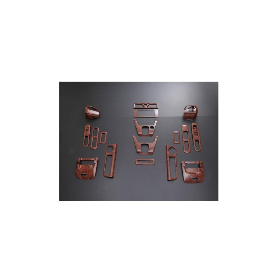 3Dインテリアパネル セレナ C26 木目調 パネル 茶木目 SERENA 17ピース  