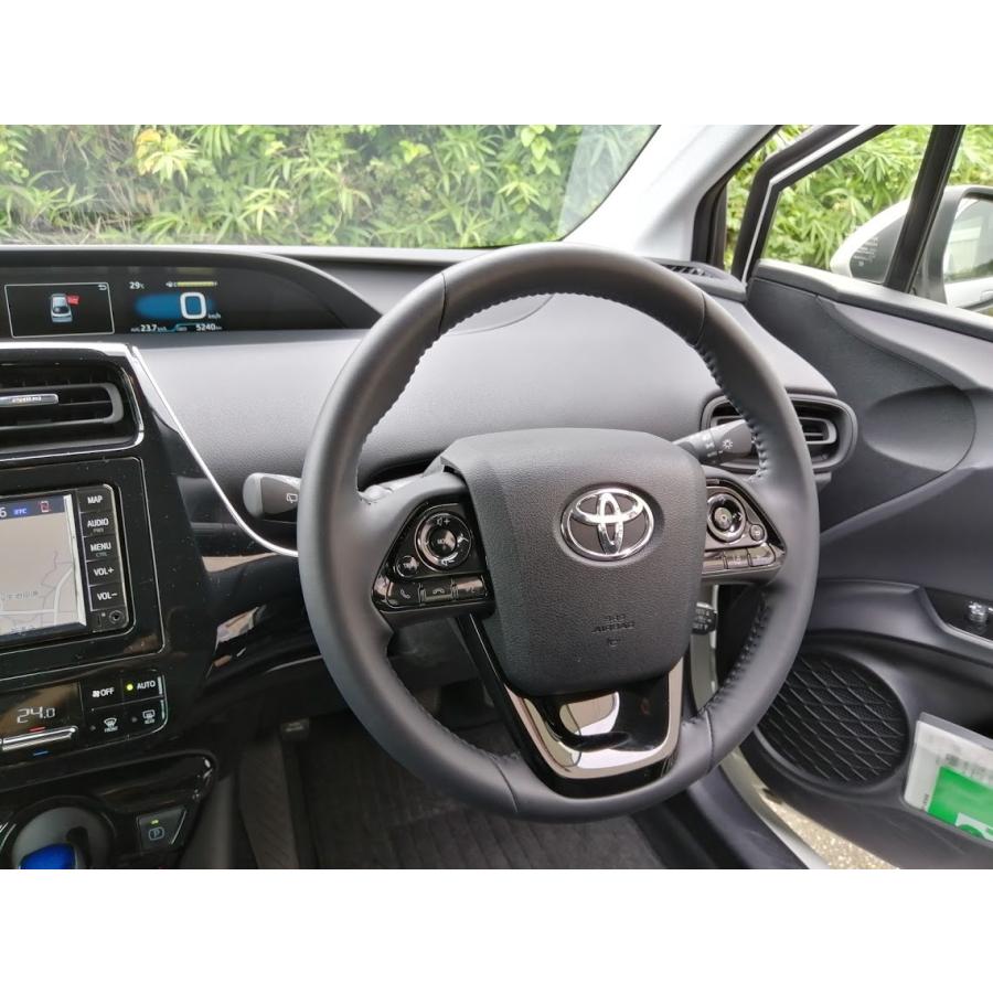 プリウス ZVW 50系 インテリア パネル ステアリング 3ピース 