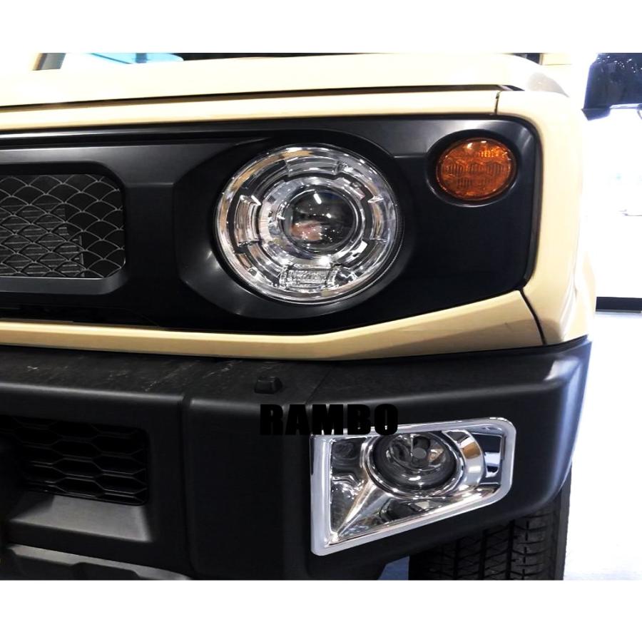 ジムニー シエラ JB64W JB74W フロントグリル 未塗装 ABS製 ウェイブ メッシュ エンブレムレス ラジエーター グリル |  | 02