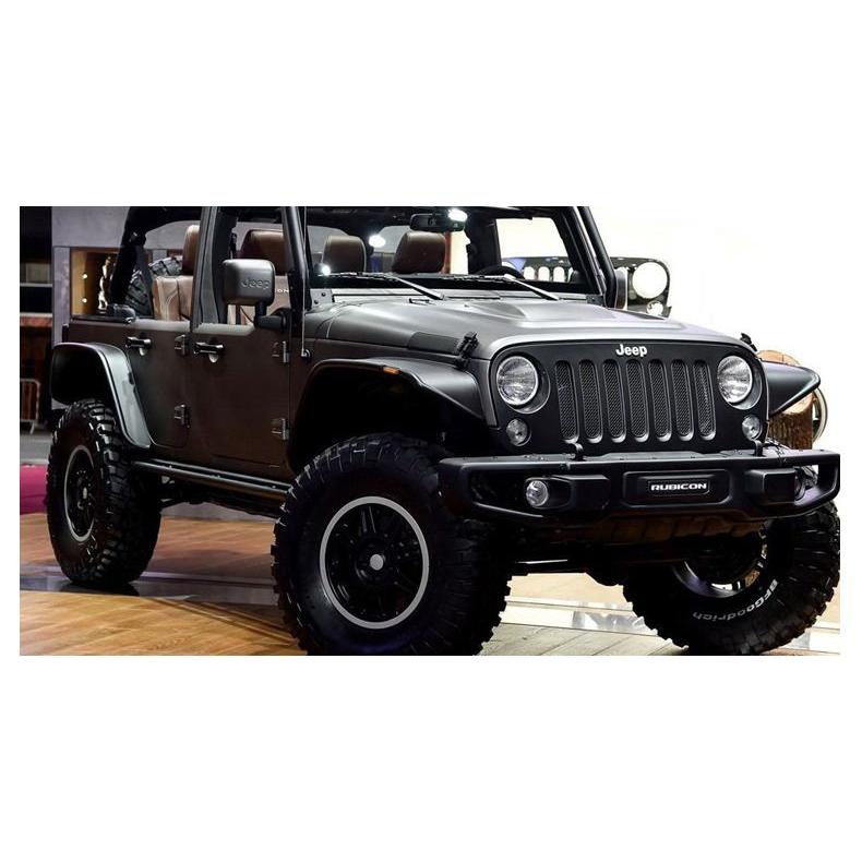 Jeep Jk ラングラー 2ドア 4ドア アンリミテッド Abs製 フラット フェンダー フロント リア 1台分 出幅はフロント約25cm リア約13 5cm Rm Mt012 直売パーツショップ 通販 Yahoo ショッピング